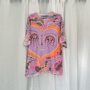 ✨🎨 MYFAWNNY Marble Painted Graphic Tee 🎨✨